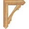 Ekena Millwork Olympic Arts & Crafts Rough Sawn Bracket, Western Red Cedar, 6"W x 28"D x 36"H BKT06X28X36OLY03RWR - alternate 2